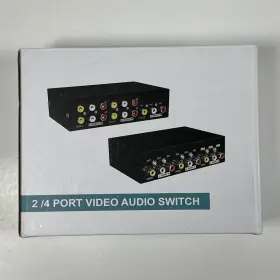 5658 PANALONG Switch Box Selector Port Rca Audio Video Tv
