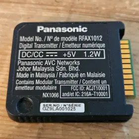 RFAX1012 PANASONIC Wireless Digital Transmitter