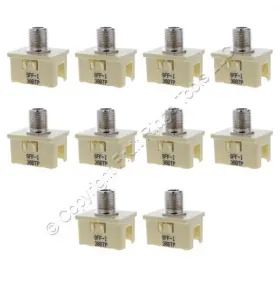 Sff-i PASS SEYMOUR Recessed Recess Terminating Coax Video