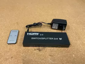 HDMI-2IN-4O PCC Switch Splitter Remote