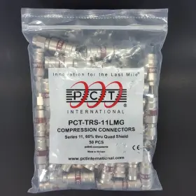 PCTTRS11LMG PCT Coaxial Cable Compression Connector Weather