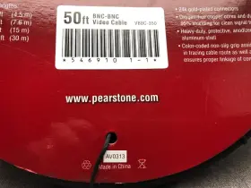 AV0313 PEARSTONE Bnc Male Video Cable #2