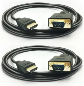 233298716586 PEOTRIOL Hdmi Vga Cable Converter Cord
