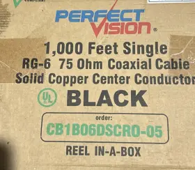 CB1B06DSCRO-05 PERFECT VISION Solid Copper Cable Box