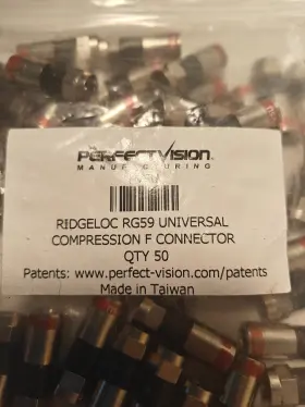 PV5U PERFECT VISION Ridgeloc Compression Connectors