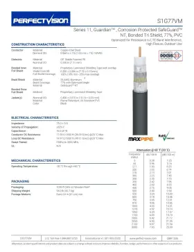 S1G77VM PERFECT VISION Cable Shield Pvc Jacket