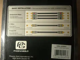 VRX.520SV PHEONIX Video Cables Interconnects #2