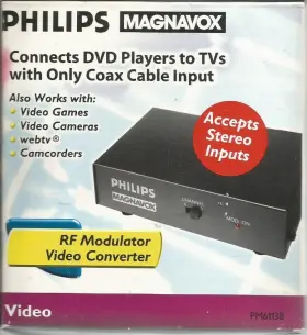 026616811380 PHILIPS Magnavox Video Rf Modulator Converter