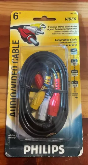 026616911066 PHILIPS Audio Video Cable Transfers Stereo Bt