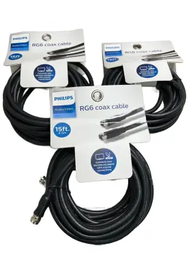 030878392723 PHILIPS Male Coaxial Cable Tv Ham 030878392723 PHILIPS Male Coaxial Cable Tv Ham