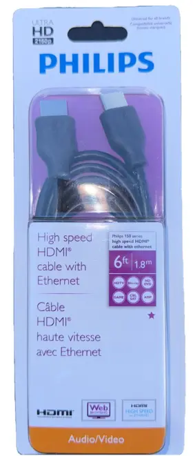609585197237 PHILIPS Hdmi Cable High Ethernet