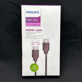 Philips 895185624556 Hdmi To High Speed Cable Video 12 Foot Black Swv1438bn/94