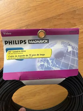 PM61231 PHILIPS Feet Foam Insulated Twin Lead Wire Tv Video