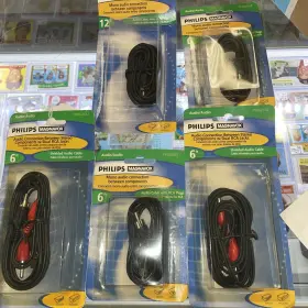 PM62085 PHILIPS Audio Cable Rca Plugs Magnavox
