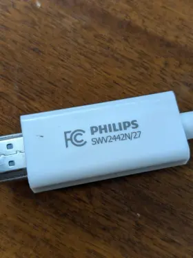 Philips Swv2442n/27 White Mini Displayport To Hdmi Cable 30hz 6 Foot