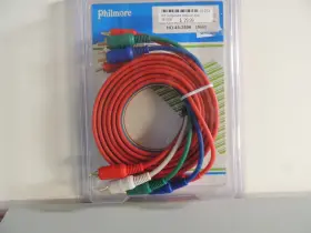 45-3506 PHILMORE Rca Cable Multicolor Audio Video