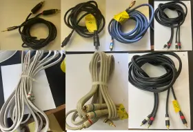 Phoenix Golf / Blue Jet 501030/06bk 6ft / 12ft 24ft High End Video/audio Cable Bundle