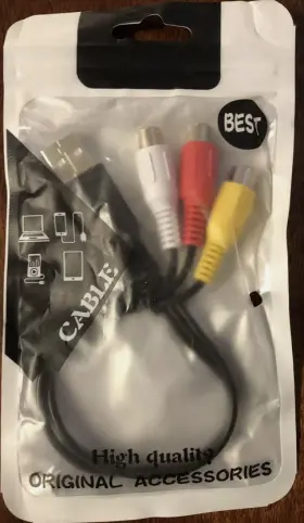 791137181044 PIIHUSW Usb Rca Cable Male Female Jack Splitter