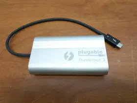 TBT3-DP2X PLUGABLE Thunderbolt Dual Displayport Display