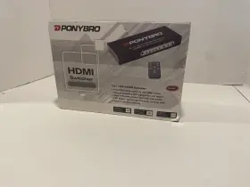A052 PONYBRO Hdmi Switch Ports Remote