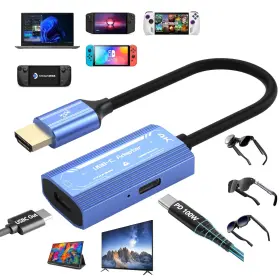 H161 PORPEN Hdmi Usb Adapter Charging Glasses Switch Steam
