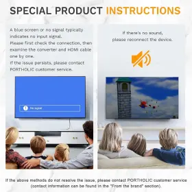 751433655410 PORTHOLIC Hdmi Converter Adapter Cable Device #3 751433655410 PORTHOLIC Hdmi Converter Adapter Cable Device #3