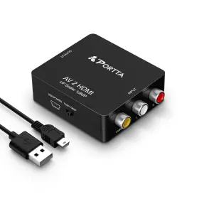895260400105 PORTTA Rca Hdmi Converter Cvbs Adapter Upscaler 895260400105 PORTTA Rca Hdmi Converter Cvbs Adapter Upscaler