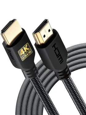 852797008178 POWERBEAR Hdmi Cable High Braided Connectors