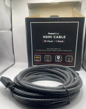 PWB-BRHD-019 POWERBEAR Hdmi Cable High Braided Connectors