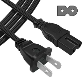 AC-18UL-2D POWSEED Prong Polarized Wall Power Cord Cable Plug