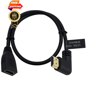 POY-000479 POYICCOT Hdmi Extension Cable Feet Right Angle