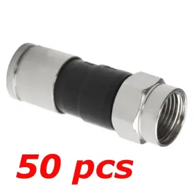 101606 PPC Pack Compression Connector Male Plug Quad Shield