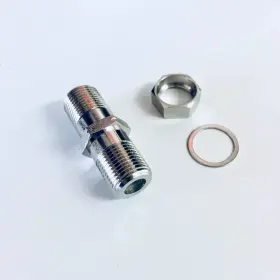 DTVF811-05 PPC Coax Barrel Splice Connectors Nuts Washers DTVF811-05 PPC Coax Barrel Splice Connectors Nuts Washers