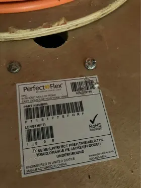 P11ET77EFRF PPC Shield Coax Reel #2