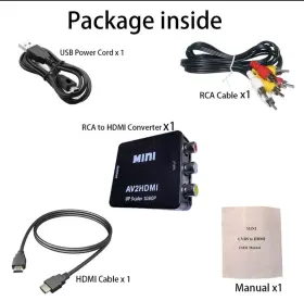704768713393 PUTELTAL Rca Hdmi Converter Pack Set
