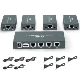 445026471466 PWAY Hdmi Extender Splitter Ethernet Cable Up