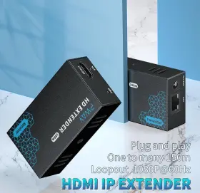445028154114 PWAY Hdmi Extender Single Monitors Gigabi