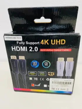 HDMIAOC-A-BK-TR-15 PWAY Uhd Hdmi Optical Cable