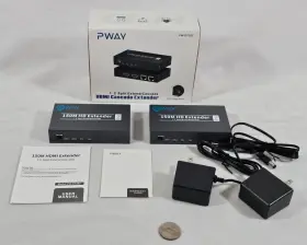 PW-DT267 PWAY Hdmi Extender Ethernet Adapter Up Cascade #2
