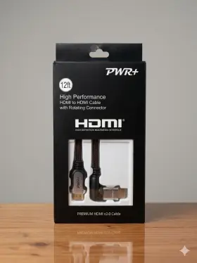 Pwr Sku 12fthdmi 12ft Black Hdmi Male To Cable Rotating High Speed Ethernet Arc 3d Pwr Sku 12fthdmi 12ft Black Hdmi Male To Cable Rotating High Speed Ethernet Arc 3d