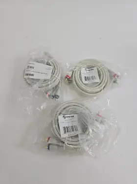 Python 254-506iv Component Hd Video 3-rca Cable - Lot Of 3
