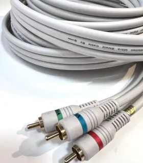 Python 501200/03iv Premium Hd Triple 3 Rca Component Rgb Ypbpr Video Cable Cord Hdtv - 12ft Python 501200/03iv Premium Hd Triple 3 Rca Component Rgb Ypbpr Video Cable Cord Hdtv - 12ft
