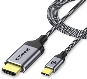 777788422487 QGEEM Usb Hdmi Cable Adapter Braided Thunderbolt