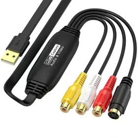 QMUS-RU5322 QIMIAOUS Vhs Digital Converter Usb Video Capture
