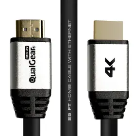 853770005191 QUALGEAR High Hdmi Cable Ethernet Feet Ofc