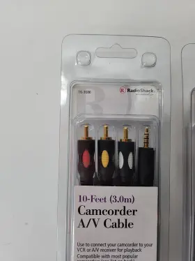040293000431 RADIOSHACK Camcorder Cable Video Feet Spiral #2
