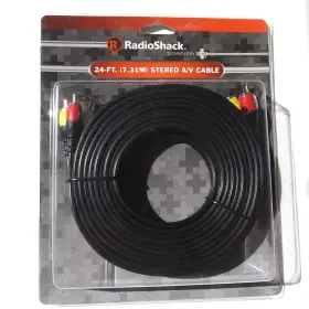 040293021207 RADIOSHACK Stereo Cable Rca Audio Video Brandnew