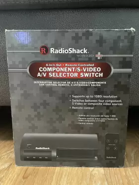 040293932060 RADIOSHACK Video Selector Remote Controlled Tv