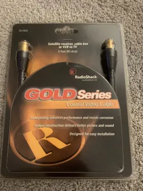15-1515 RADIOSHACK Coaxial Video Cable Radio Box