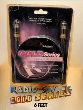 15-1519 RADIOSHACK Radio Mono Audio Video Cable